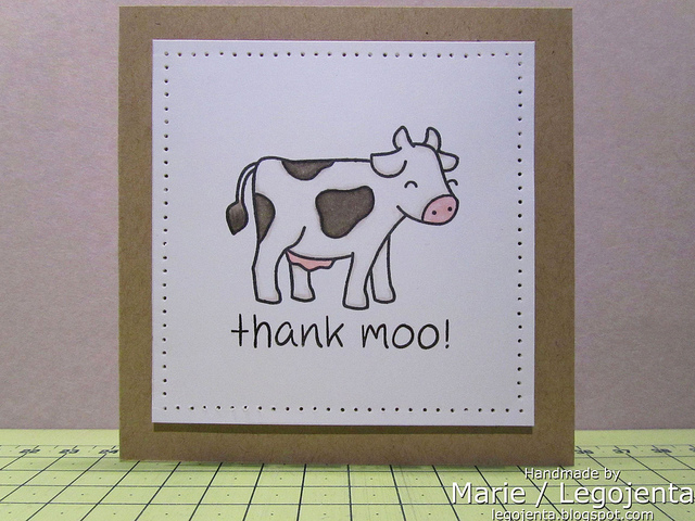 Thanks Moo Card