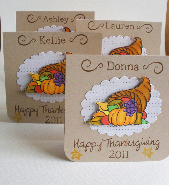 2011 girly placecards