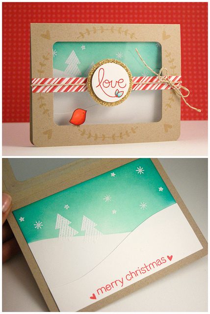 Super Simple Washi Tape Christmas Cards - Busy Being Jennifer