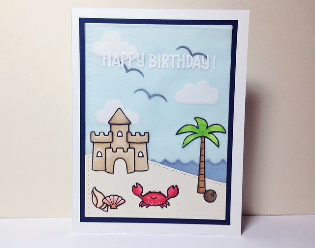 Beach-themed Birthday Card