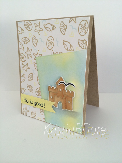 Lawn Fawn - Life is Good Stamps and Lawn Cuts, Simon Says Stamp and Hero Arts Inks, and Tim Holtz Mini Blending Tool