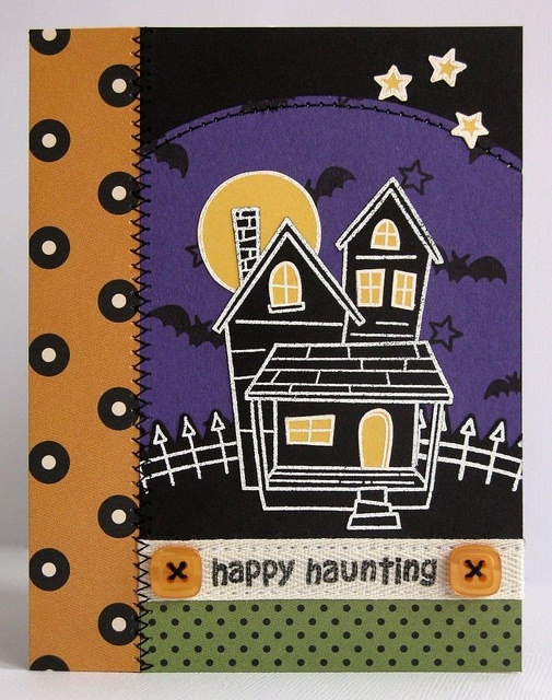 Happy Haunting Halloween Card