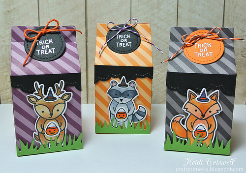 Trick or Treat Mini milk carton gift boxes