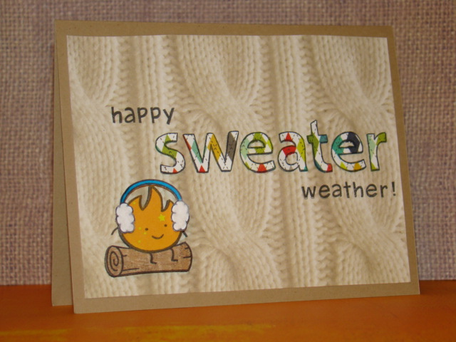 sweater weather card - ls
