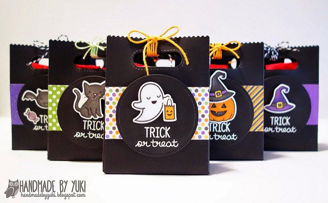 Halloween Goodie Bags featuring Lawn Fawn