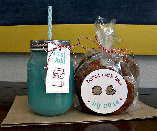 Milk and Cookies Military Appreciation Gift - Gluesticks Blog