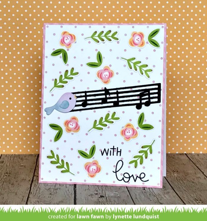 Lawn Fawn Little Music Notes  ̹ ˻