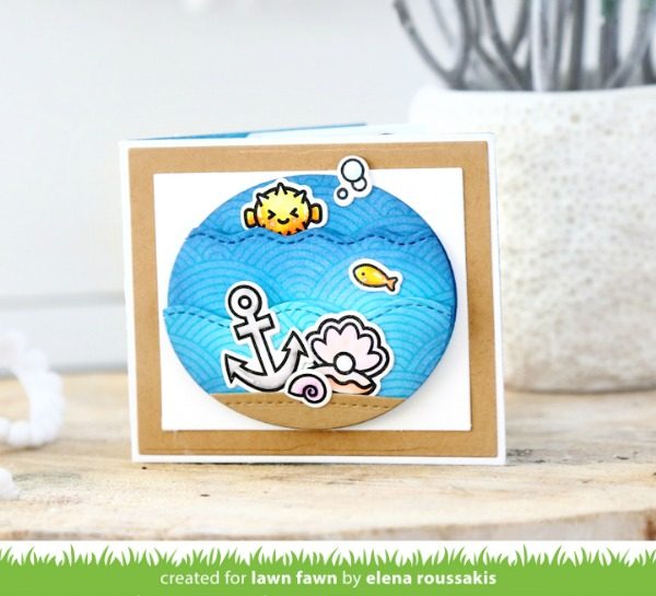 Lawn Fawn Center Picture Window Card  ̹ ˻