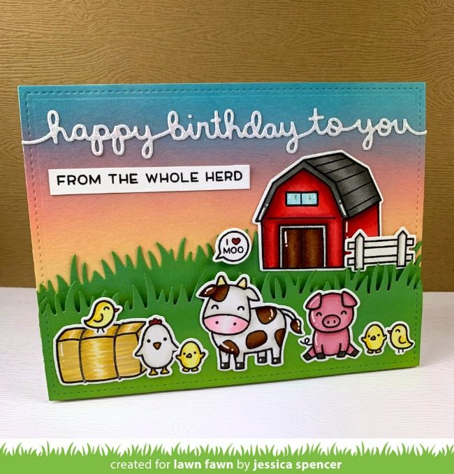 Two Cute Cards with Jess - Lawn Fawn