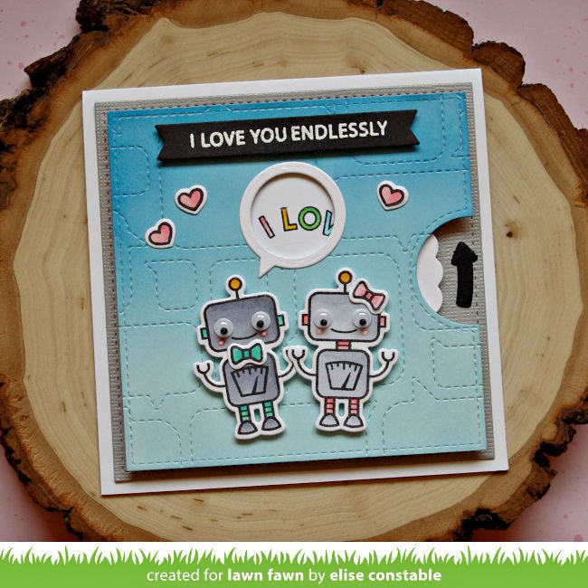 Lawn Fawn Reveal Wheel Circle Add-On Frames: balloon and speech bubble ̹ ˻
