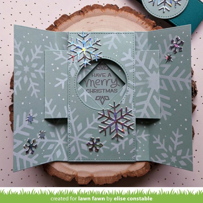Christmas Floral Snowflake - Belinda Joy Designs