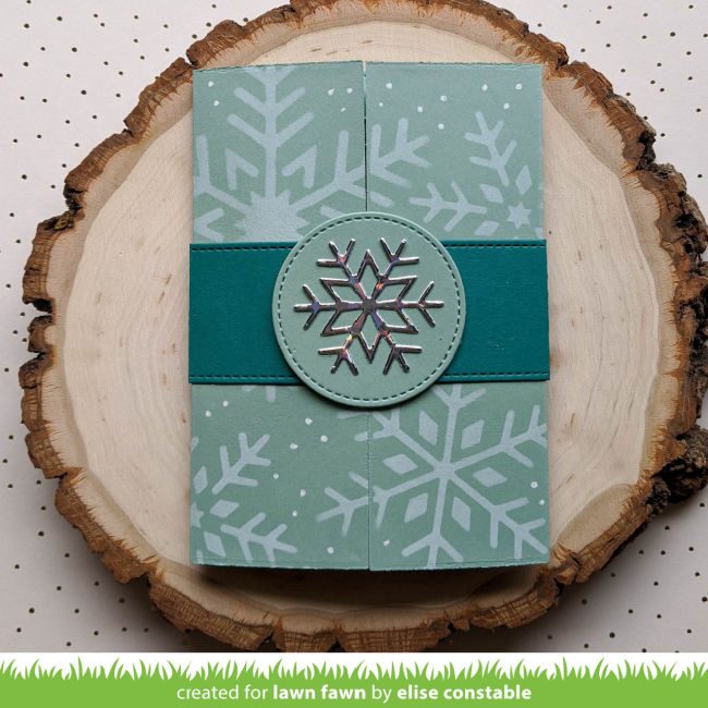 Lawn Fawn Intro: Shutter Card Snow Globe Add-on and Shutter Card Holiday  Sayings - Lawn Fawn