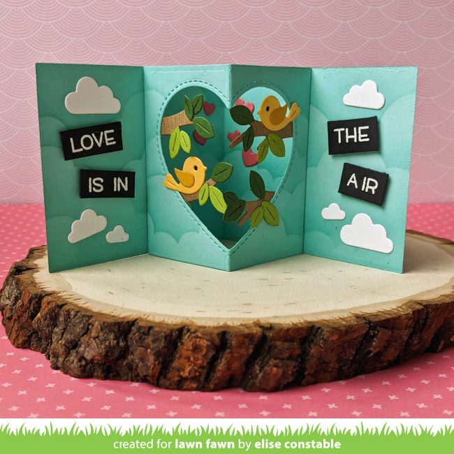 Lawn Fawn Intro: Center Picture Window Card Heart Add-On and I Like You (a  Lotl) - Lawn Fawn