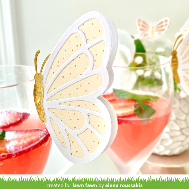 Butterfly Straw Topper - Made To Be A Momma