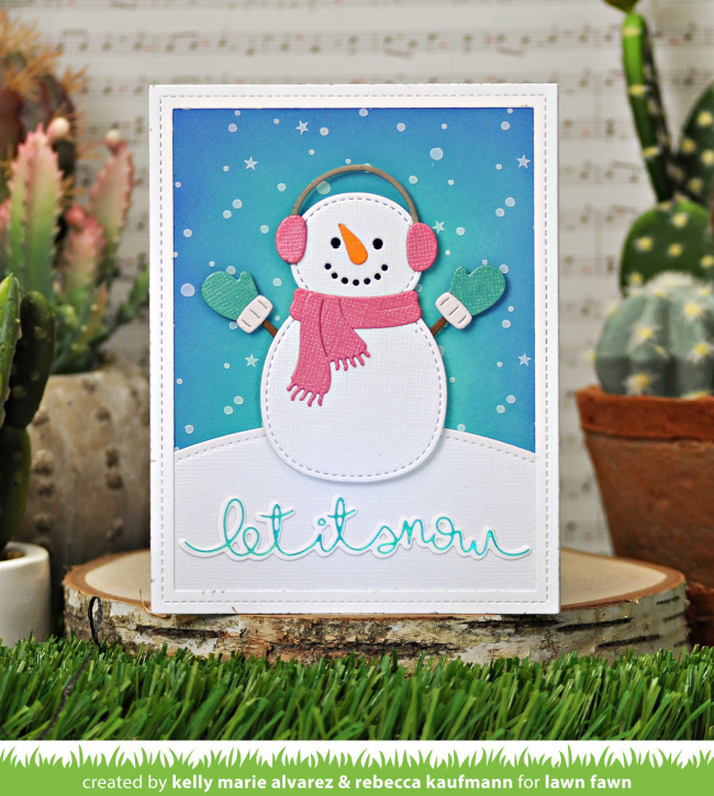 Cheerful Snowman And Snowflakes Winter Snow Sled Carrot Buttons