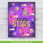 Lawn Fawn Intro: Dotted Moon and Stars Backdrop & Pastel Pearlescent ...