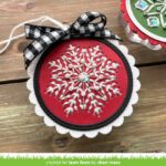 Lawn Cuts Custom Craft Die-Embroidery Hoop Snowflake Add-On LF3260