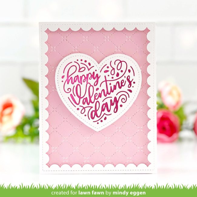 We are so excited to craft for Valentine's Day! #lawnfawn  #lawnfawnvalentines #lawnfawnstamps #stamps #dies #cardmaking
